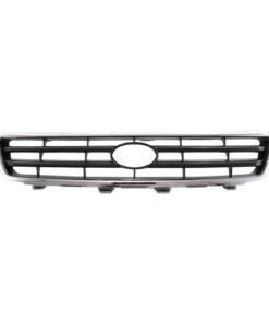New Grille shell w/black insert chrome plastic for 2000-2001 Toyota Camry