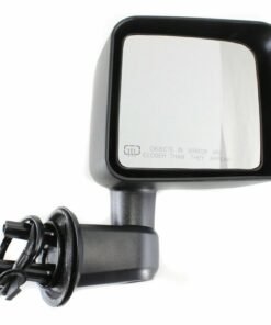 NEW Power Mirror, Right, Heated, Textured Black for 2011-2013 Jeep Wrangler JK
