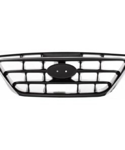 Grille chrome shell w/black insert for 2004-2006 Hyundai Elantra GLS, GT