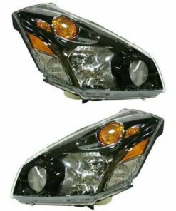 Headlight Set (Pair) for 2004-2009 Nissan Quest, Left and Right with Bulb