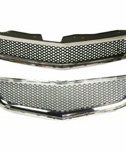 New Grille Grill Upper Pair for 2009-2012 Chevrolet Traverse - Set of 2