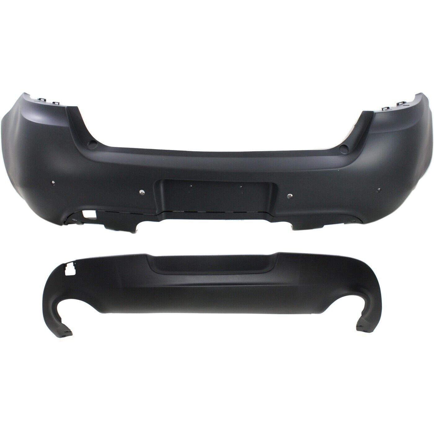 New Rear Bumper Covers set of 2 pieces for 2013-2016 Dodge Dart