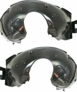 Set of 2 Splash Shields, Front Driver and Passenger Side for 2003-2008 BMW Z4