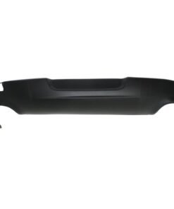 Bumper Cover rear lower textured CAPA w/ chrome molding for 2013-2016 Dodge Dart