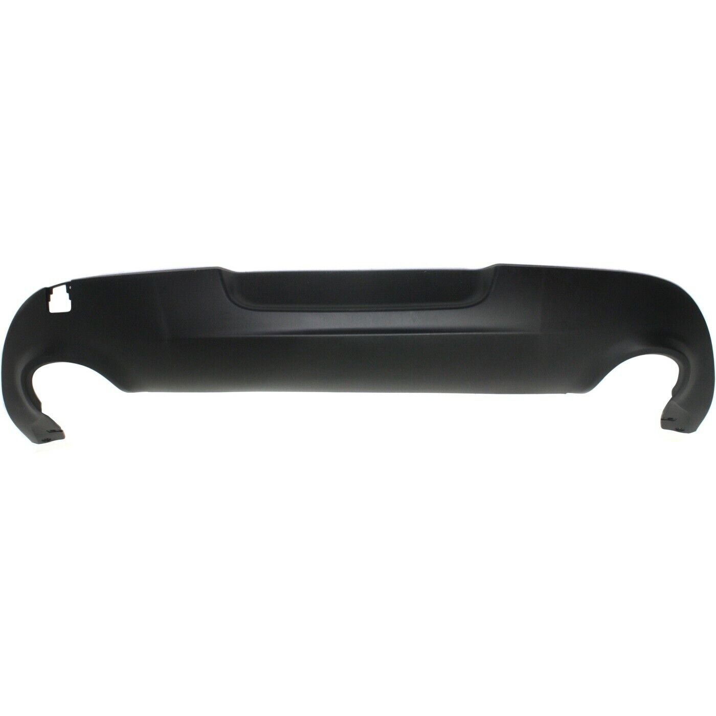 Bumper Cover rear lower textured CAPA w/ chrome molding for 2013-2016 Dodge Dart