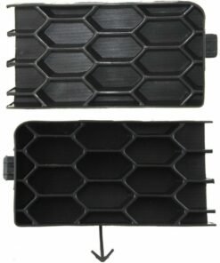Set of 2 LH & RH Textured Black Plastic Fog Light Covers for 2004-2006 Scion XB