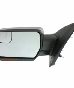 NEW Mirror w/ Puddle Light, Left Heated, Power Fold, Chrome for 11-14 Ford F-150