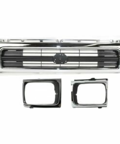 NEW Center Grille Assembly w/ Headlight Doors for 92-95 Toyota Pickup 4WD