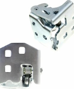 NEW Set of 2 Door Hinges, Chrome Steel for 2009-2017 Chevy Traverse & GMC Acadia