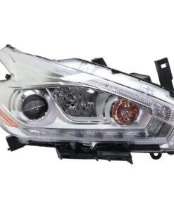 Headlight NI2503255C halogen clear lens right side CAPA for 2017 Nissan Murano