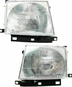 Halogen Headlights Left & Right Set w/ Bulbs for 1997-2000 Toyota Tacoma