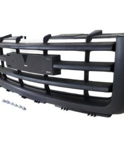 Grille 22761793 GM1200583 plastic for 2008-2013 GMC Sierra 1500 SL, SLE, SLT, WT