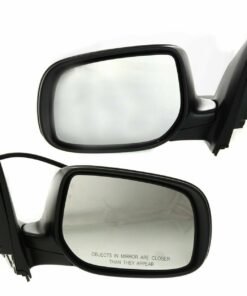 NEW Power Mirror, Left & Right Set, Primed for 2009-2013 Toyota Corolla
