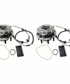 Front Wheel Bearings & Hubs Pair for 2005-2010 F-250 / F-350 Super Duty 4WD