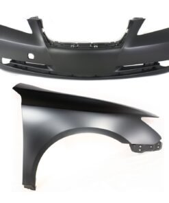 Front Bumper Cover & Fender Kit 2pc primed right for 2007-2009 Lexus ES350 Base