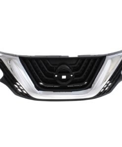 Grille NI1200278C chrome shell w/ black insert CAPA for 2017-2018 Nissan Murano