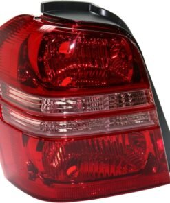 Tail Light halogen clear red lens left side CAPA for 01-03 Toyota Highlander