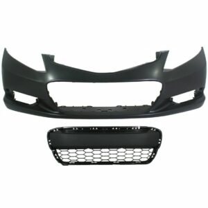 Front Bumper Cover Kit w/ Grille for 2012-2013 Honda Civic Coupe - CAPA