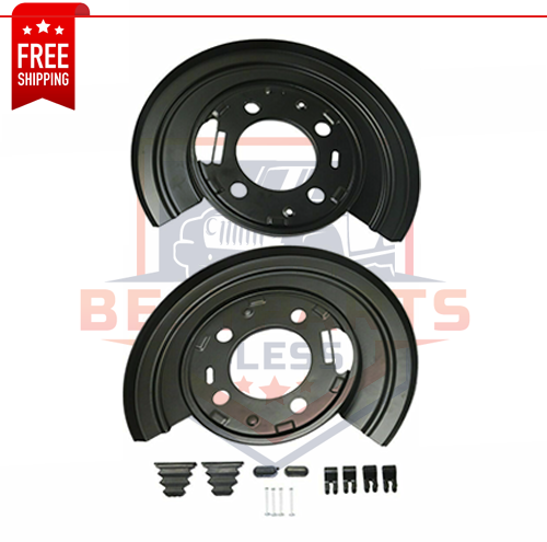 Rear Brake Dust Shields for 99-15 Ford F-250/F-350/F-450 Super Duty - Set of 2