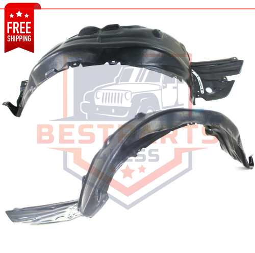 Front Left & Right Fender Liners Set for 2014-2015 Lexus IS250 / 2014-2016 IS350