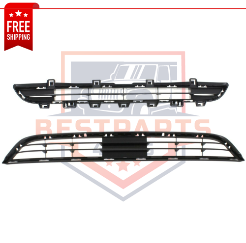 NEW Set of 2 Bumper Face Bar Grilles, BM1036161 BM1036163 for 2015-2017 BMW X3
