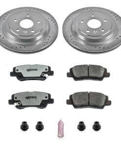 Powerstop K6991-26 Rear Brake Disc and Pad Kit for 2014-2019 Cadillac CTS Vsport