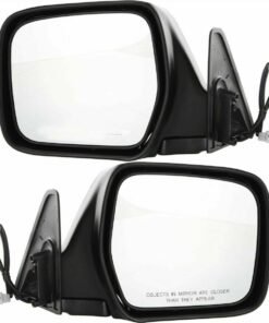 Power Mirror Set, Manual Folding, Primed for 1990-1997 Toyota Land Cruiser
