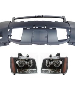 New Bumper Cover with Headlights kit 3 PC for 2007-2012 Chevrolet Avalanche