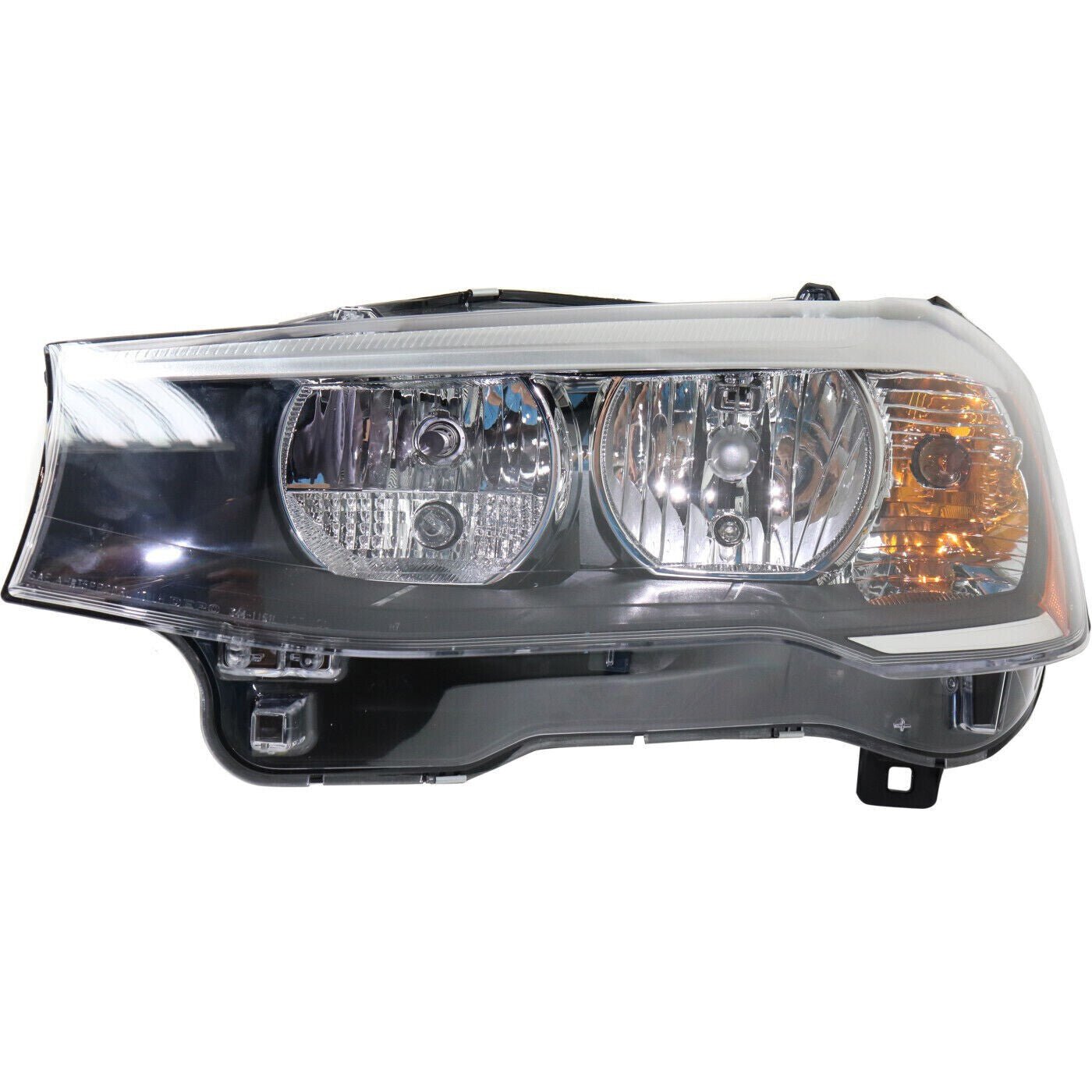 Headlight halogen clear lens left side CAPA for 2015-2018 BMW X4