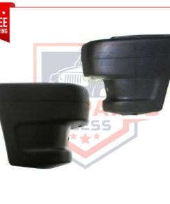 Set of 2 Front Plastic Primed Bumper End Caps for 90-93 Mazda B2200/B2600 RWD