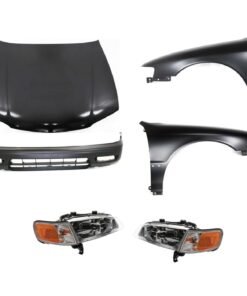 Bumper Cover, Hood, Fenders, Headlights kit 6 pc for 1994-1995 Honda Accord