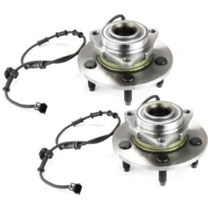 Set of 2 Front Wheel Bearing Hub, 5-Lug ABS for 2002-2005 Dodge Ram 1500