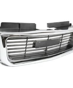 Grille plastic chrome shell gray insert for 98-04 GMC Sonoma 98-01 Jimmy
