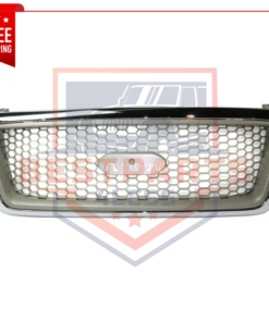 NEW Grille, Chrome Shell w/ Beige Insert Plastic for 2004-2008 Ford F-150
