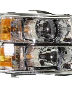 Headlight halogen right side CAPA for 08-14 Chevrolet Silverado 2500HD/3500HD