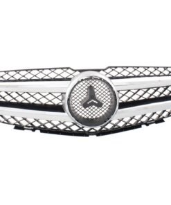 Grille black shell w/ insert CAPA for 2010-2015 Mercedes Benz GLK350 4Matic/Base