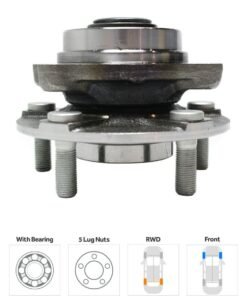 Front Left or Right Wheel Hub & Bearing for 2003-2009 Nissan 350Z, Infiniti G35