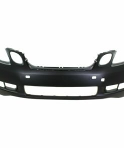 NEW Front Bumper Cover w/ Park Assist Sensor Holes, Primed for 2006 Lexus GS300