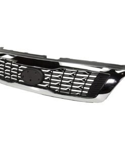 Grille 863504D800 plastic textured black shell insert for 2011-2012 Kia Sedona