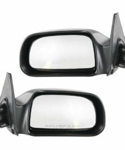 Manual Remote Side View Mirrors, Left & Right Pair for 00-04 Tacoma Pickup Truck