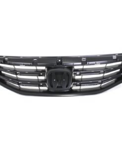 Grille textured black shell w/insert plastic for 2011-2012 Honda Accord EX/LX/SE