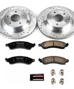 Powerstop K1517 Front Brake Discs And Pad Kit for 1988-1995 Chevrolet Corvette
