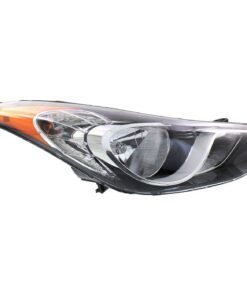 Headlight right side halogen for 2011-2013 Hyundai Elantra GL, GLS, L, Limited