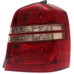 Tail Light halogen clear red lens right side CAPA for 01-03 Toyota Highlander
