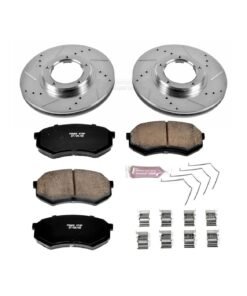 Powerstop K1232 Brake Disc and Pad Kit front for 1998-2003 Toyota Tacoma Base