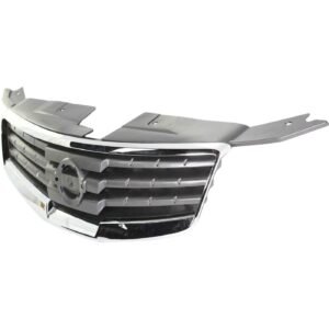 New Grille chrome shell w/black insert plastic for 2007-2008 Nissan Maxima