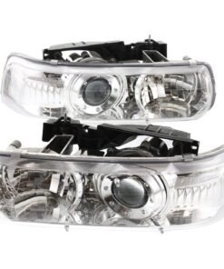 JC Whitney 335-1119PXAS Headlights Set of 2 for 2000-2006 Chevrolet Tahoe LS, LT