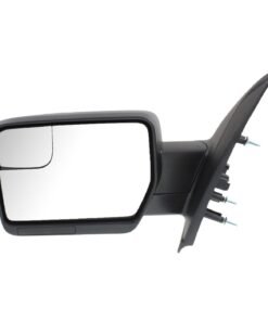Kool Vue FD221EL Mirror w/ Reflector Black Smooth Left Side for Ford F150