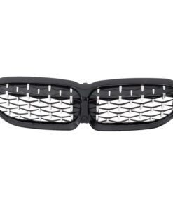 Grille BM1200312 Chrome Shell & Textured Black Insert for 2019-2022 BMW 330i