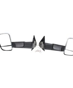 Kool Vue Tow Mirror Pair Chrome Dual glass for 2002-2008 Dodge Ram 1500